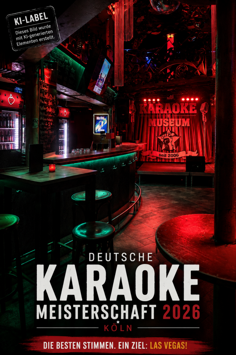 Deutsche Karaoke-Meisterschaft 2026 im MUSEUM – die Kneipe in Köln